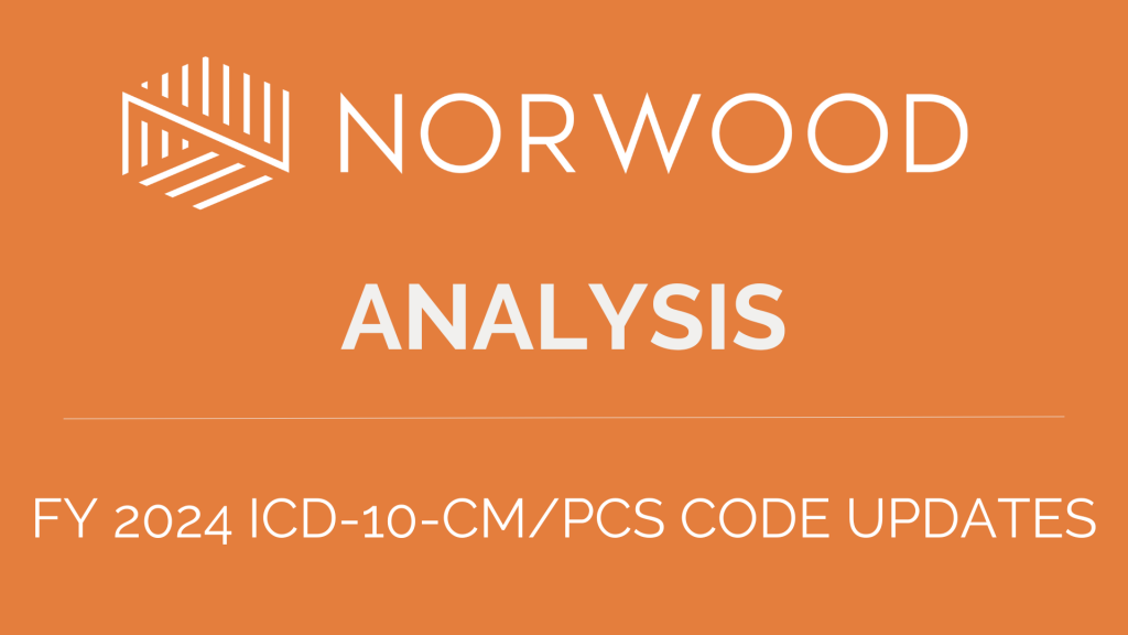 New FY 2025 ICD10CM, ICD10PCS codes Norwood