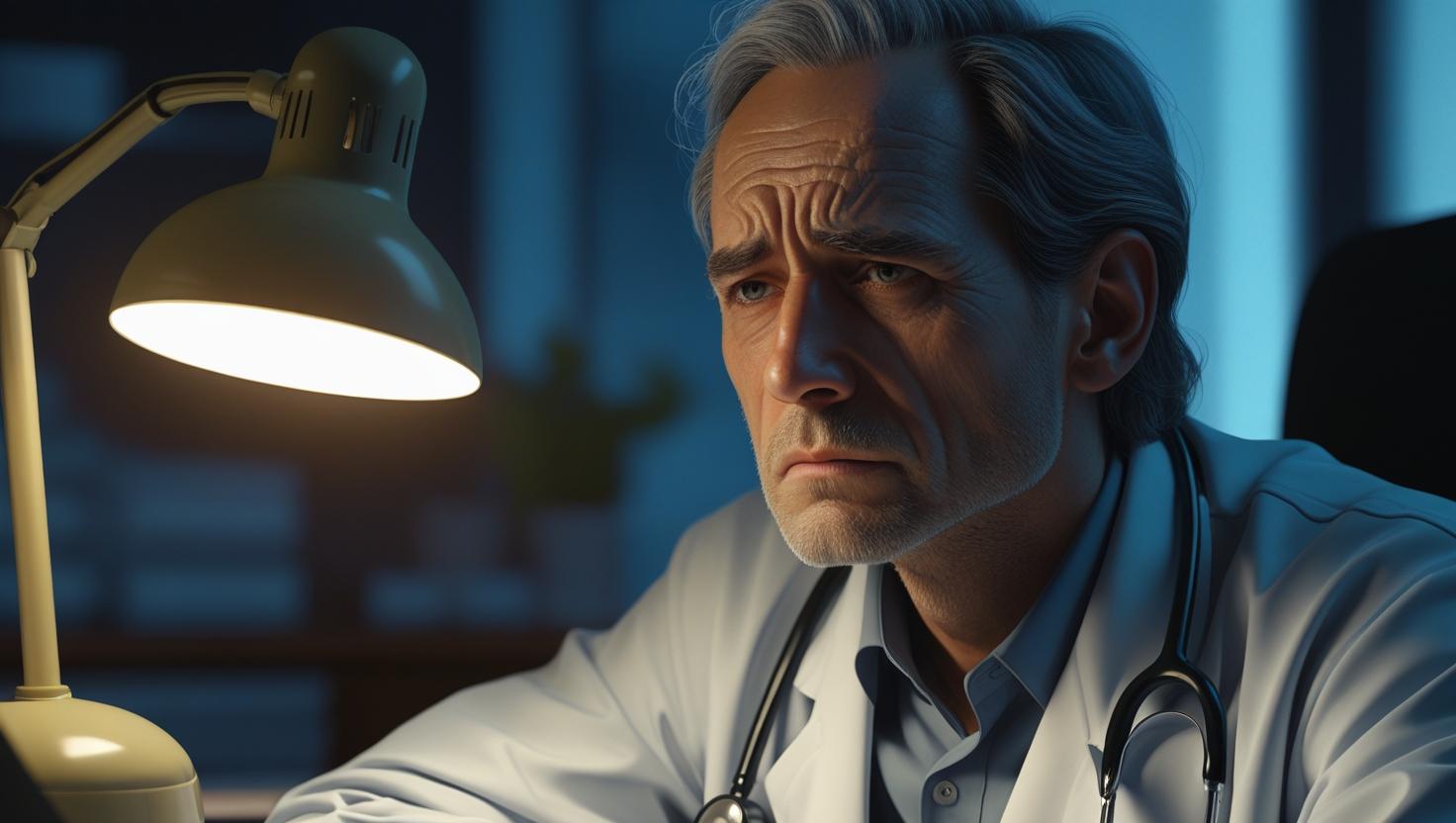 Burned out physician Burned out physician