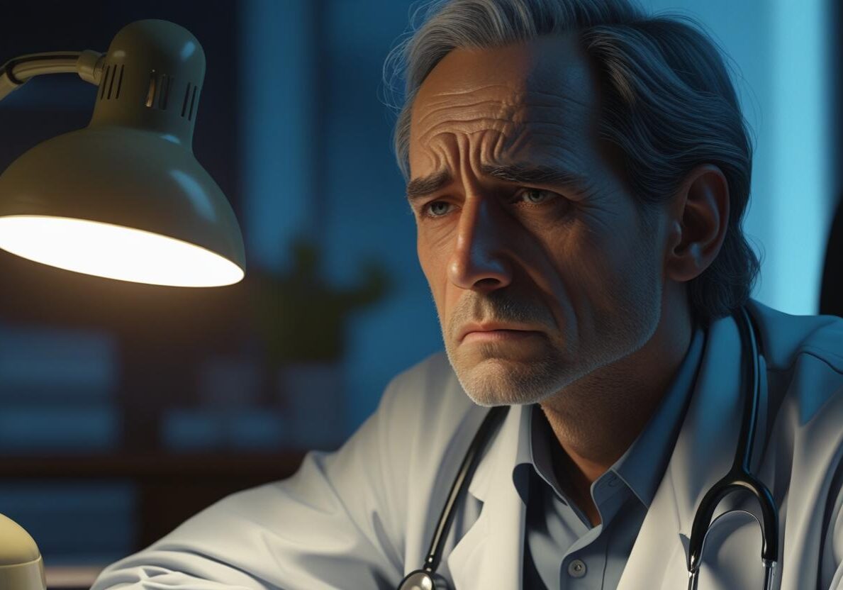 Burned out physician Burned out physician